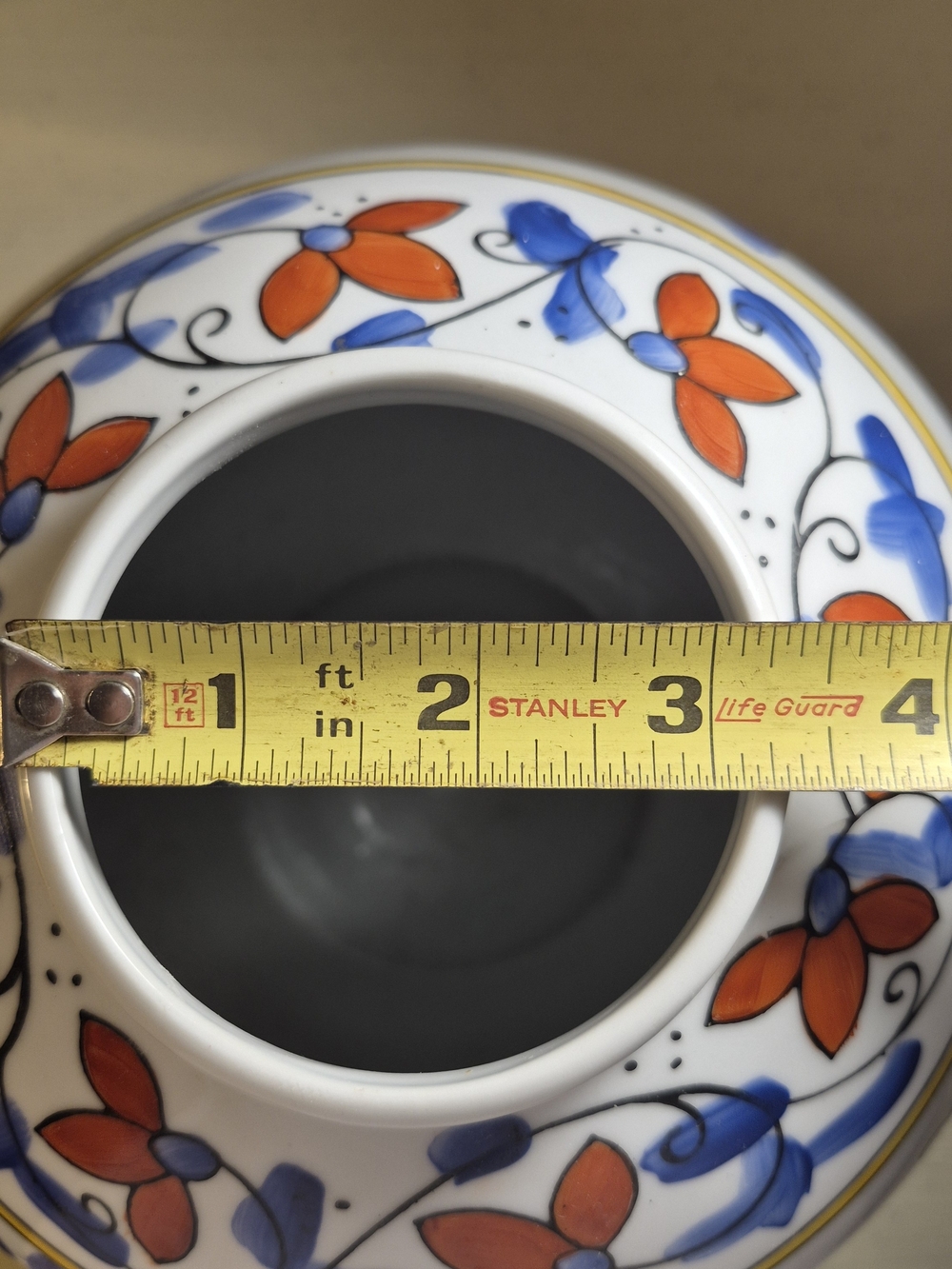 VTG Hand Painted WBI Celestrial Sunburst Vase - Picture 8 of 10